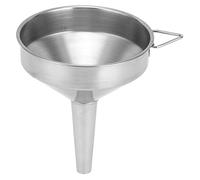 Cloimei Entonnoir de cuisine en acier inoxydable 304, outil de transfert de poudre de vinaigre de vin épais à grande bouche pour la cuisson, la pâtisserie, le bar à domicile, passe (11 cm)