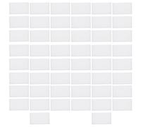 Cloimei Éponge de nettoyage magique, éponge à récurer robuste, polyvalente pour la cuisine, la salle de bain, la vaisselle, blanche, 50 pièces de 2x6x10cm ou 20 pièces de 3x7x10cm (Emballé