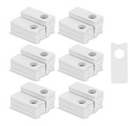 Cloimei Étiquettes de plantes en PVC, 600 pièces, marqueurs de jardin blancs pour l'identification des semis, étiquettes de plantes durables 5x2cm pour le jardinage des vergers et