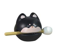 Cloimei Fish Drum Zen Block Percussion Instrument Cute Animal Figurine Mind Calming Desktop Ornament for Office Meditation and Stress Relief Size 4.1x2.7x2.4in (F)