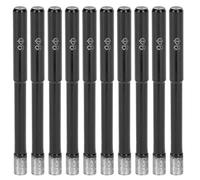 Cloimei Forets diamantés 10 pièces de qualité professionnelle, ensemble de scies-cloches à noyau de diamant pour la coupe de carreaux de céramique, de marbre et de granit avec tige