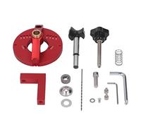 Cloimei Gabarit de perçage pour charnières - Outil professionnel de menuiserie - Gabarit de perçage de haute précision en alliage d'aluminium avec fonction de serrage pour l'instal