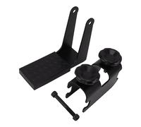 Cloimei Garden Shovel Booster Heavy Duty Carbon Steel Digging Tool Soil Loosener Attachment for Gardening Farming Landscaping Rust Proof 2 Piece Set with Ergonomic Handle (Plastic Coated)