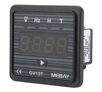 Cloimei Générateur Voltmètre Numérique Multifonction Compteur AC Affichage Numérique Tension Fréquence Temps de Fonctionnement Moniteur pour Groupe Électrogène de Contrôle Industri (AC220V)
