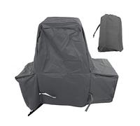 Cloimei Hotte de Gril de Couverture de Four de Barbecue extérieur Robuste avec Conception de Boucle pour Patio arrière-Cour Camping Gris 47,6 x 20,5 x 39,4 Pouces