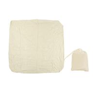 Cloimei Housse de Protection pour Baignoire extérieure, en Taffetas de Polyester Enduit d'argent 190, pour Baignoire Chaude et Spa, pour Une Utilisation par Tous Les Temps, 210x210 (Beige)