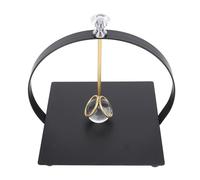 Cloimei Iron Tabletop Napkin Holder with Center Bar and Arc Handle Napkin Dispenser for Kitchen Restaurant Hotel Cafe Home Office Space Saving Napkin Organizer (Black)