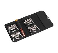 Cloimei Jeu DE Tournevis DE PRÉCISION 25 en 1 KIT D'OUTILS DE RÉPARATION en Acier ALLIÉ DE QUALITÉ Professionnelle pour L'ÉLECTRONIQUE Ordinateur Portable Montre Bijoux Argent Long