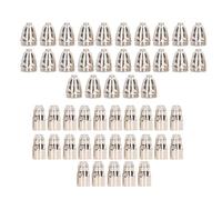 Cloimei Kit de consommables pour torche de découpe plasma, 50 pièces, ensemble d'électrodes de buse en cuivre avec ouverture de 1,5 mm pour la découpe de plaques métalliques de 12