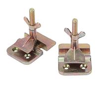 Cloimei Lot de 2 pinces à charnière papillon en métal, outil de sérigraphie avec vis moletée à large aile, verrouillage positif, libération rapide pour les artistes bricoleurs, les