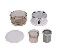 Cloimei Machine à café automatique sans fil, cafetière goutte à goutte portative avec conception sans filtre pour la maison, le bureau et les voyages, verre à haute teneur en boros