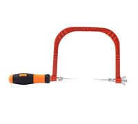 Cloimei Mini scie à chantourner professionnelle, outil manuel réglable en alliage d'aluminium pour le travail du bois avec système de verrouillage à vis amélioré pour une coupe de