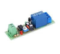 Cloimei Module de commutation de relais JK02 DC12V erreur 2029, minuterie d'arrêt, carte de commutation NE555, base de temps, temps de retard réglable, indicateur LED rouge vert av (5S)