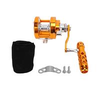 Cloimei Moulinet de pêche à la traîne Professionnel en Alliage d'aluminium, Moulinet de pêche à la traîne Robuste en Eau salée en Haute mer pour la pêche en mer avec Une constructi (SY90 Main Droite