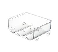 Cloimei Organisateur de Bouteilles d'eau empilable en Plastique Transparent à 3 Niveaux, Support de Rangement pour Bureau, comptoir de Cuisine, Bureau ou Armoire. Design transparen