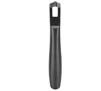 Cloimei Outil professionnel de zesteur de citron Éplucheur de cuisine en acier inoxydable pour agrumes, fruits, légumes, garniture de cocktail, cuisson, antirouille, durable, facil (Noire)