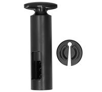 Cloimei Ouvre-bouteille de vin en forme de T de qualité supérieure, tire-bouchon avec -capsule intégré pour bar de cuisine professionnel, matériau ABS noir de 6,5 pouces de long