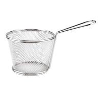 Cloimei Panier à frites robuste en acier inoxydable, passoire à copeaux de qualité professionnelle avec poignée ergonomique pour restaurant, cuisine commerciale et usage domestique