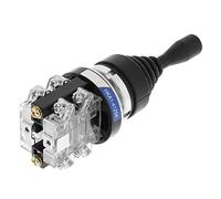 Cloimei Panneau de commande industriel de commutateur de joystick momentané à ressort de rappel à ressort de 4 positions 4NO pour relais de contacteur de démarreur 380V 5A 10A circ