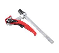 Cloimei Pince de maintien professionnelle pour le travail du bois, 20 mm, avec mécanisme à cliquet pour un maintien sécurisé de la pièce, construction durable en acier allié au van