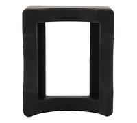 Cloimei Porte-gobelet en silicone antidérapant de qualité supérieure pour travaux manuels avec angles réglables pour décalcomanies, sublimation et projets de décoration de tasse DI (Noire)