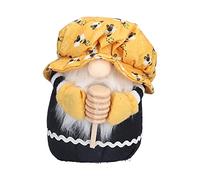 Cloimei Poupée GNOME sans Visage, Faite à la Main, en Tissu Doux, naine, Ornement décoratif pour la Maison, bibliothèque, Table, 18x15cm, 200g (Barbe)