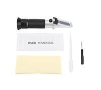 Cloimei Réfractomètre Brix portatif professionnel 0 20% testeur de teneur en sucre pour les tests de miel de jus de vin de bière avec Compensation automatique de la température