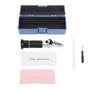 Cloimei Réfractomètre Brix professionnel testeur de teneur en sucre, plage 0 à 32% avec compensation automatique de la température pour jus de fruits, vin, bière, boissons, brassag