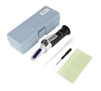 Cloimei Réfractomètre Professionnel testeur de Sucre Plage de Concentration de 0 à 20 pour Cent avec ATC pour Le Miel, la bière, Le vin, Les jus de Fruits, Les Tests de Boissons, i