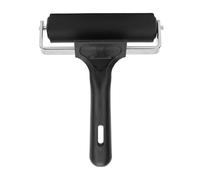 Cloimei Rouleau de presse en caoutchouc professionnel 10 cm, outil de gravure pour artistes, artisans, amateurs de bricolage, rouleau de presse en caoutchouc pour estampage, scrapb