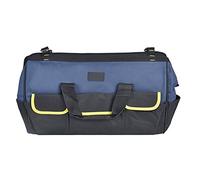 Cloimei Sac à outils robuste, organisateur de rangement multifonctionnel avec plusieurs poches pour ouvriers du bâtiment, mécaniciens, électriciens, bleu, 50 x 26 x 32 cm, tissu Ox