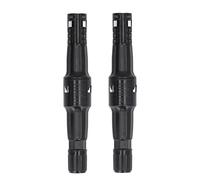 Cloimei Solar PV Connector 1500V IP68 High Temperature Flame Retardant Solar Panel Connector for Photovoltaic Systems PPO Housing Tinned Copper 2 Pieces Set (10A)