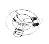 Cloimei Support de cuisson à la vapeur pliable en acier inoxydable, multifonction, support de cuisson à vapeur, support de plateau de cuisson à isolation thermique pour légumes, gâ