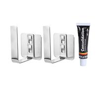 Cloimei Support mural pour couvercle de casserole et support de planche à découper en acier inoxydable 304, organisateur de rangement de cuisine, forte capacité portante pour une u