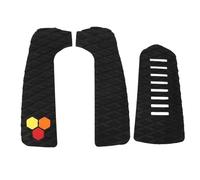 Cloimei Surf Deck Traction Pad Ultra Grip EVA Anti Slip Planche de Surf Pad pour Longboard Paddleboard Kayak Canoë 3 Pack Accessoire de Sports Nautiques (Noire)
