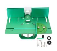 Cloimei Système de plaque de routeur professionnel pour le travail du bois Kit de levage manuel à hauteur réglable Base en alliage d'aluminium de précision pour les projets de bric