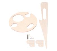 Cloimei Table à vin Portable Ronde et Pliable pour 2 Personnes, fabriquée en Bois de Cerisier Chinois Durable, pour la Plage, Le Camping, Les fêtes dans Le Jardin