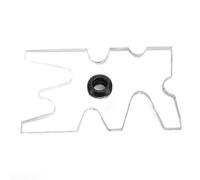 Cloimei Tête de Pont de Billard Professionnelle, Accessoire de Queue de Billard en Acrylique Transparent avec tête d'élan réglable à 7 Positions, légère et Durable pour Une utilisa