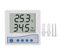Cloimei Transmetteur industriel de température et d'humidité avec écran LCD pour la surveillance des chambres froides, des industries agroalimentaires et pharmaceutiques, en ABS 8