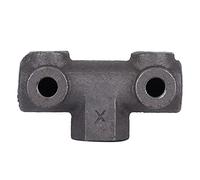 Cloimei Valve de régulateur de pression de compresseur d'air, filetage femelle de 1/2 pouces, ensemble de sortie à 5 voies, support en fonte durable, pièce de rechange pour système