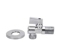 Cloimei Vanne d'arrêt d'angle en laiton 1/4 quart de tour G1/2in entrée G1/2in sortie vanne d'arrêt d'eau pour évier salle de bains toilettes robinet de cuisine matériau durable et