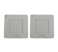 Cloimei Viseur Professionnel avec mécanisme Coulissant et Isolation des Couleurs pour Artistes, photographes, Peintres, dessinateurs et Composition. Plastique ABS 9,7 x 9,7 cm (lot