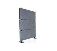 Cloison acoustique / cloison amovible FLEXMIUT EXTEND 175 × 120 × 30 cm plastique gris