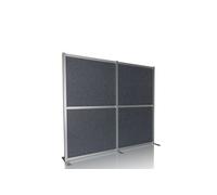 HJH Office Cloison acoustique FLEXMIUT MODUL – Absorbant sonore, Protection visuelle, Gris