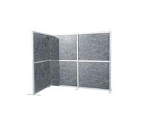 Flexmiut Modul L - Cloison de séparation Gris
