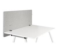 Cloison acoustique de bureau FLEXMIUT D 120 cm gris clair hjh OFFICE Gris Clair Chiné G