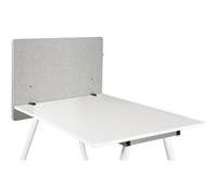 HJH Office Cloison acoustique bureau FLEXMIUT D Side 891011 62×80 cm tissu gris clair