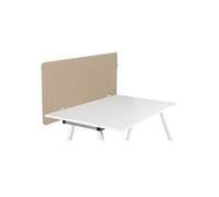 Cloison acoustique de bureau FLEXMIUT D1 120 cm beige hjh OFFICE Beige G