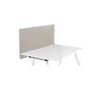 Cloison acoustique de bureau FLEXMIUT D1 120 cm taupe