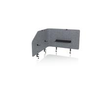 HJH Office Cloison acoustique pour bureau FLEXMIUT T Top – 50 x 160 cm – Gris